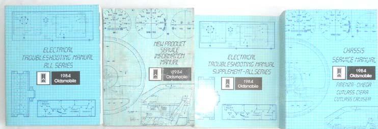 1984 oldsmobile service repair manual set cutlass more 