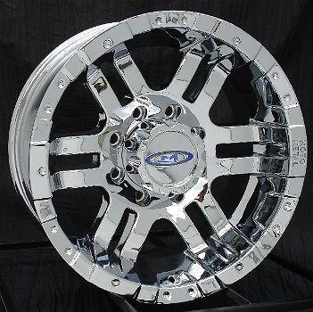 17 inch chrome wheels/rims chevy gmc dodge ram 2500 3500 8 lug truck moto metal