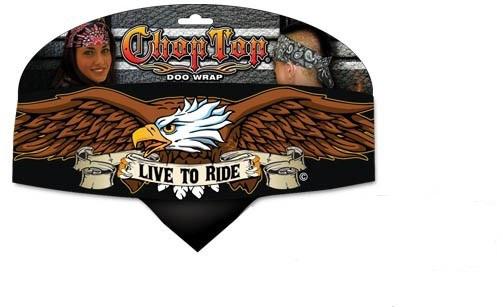 Chop top: proud eagle bandana doo rag motorcycle casual  head wrap