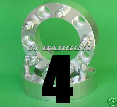 5lug | 2" | suzuki samurai geo tracker wheel spacer adapters + 12mmx1.25 et lugs