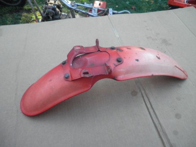 Honda sl175 1972 front fender w/ bracket      cb175 cl175 cl350 