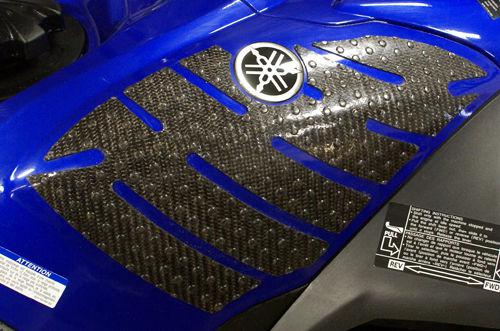 Yamaha tank protectors black carbon fiber look 06-10 apex 09-10 vector