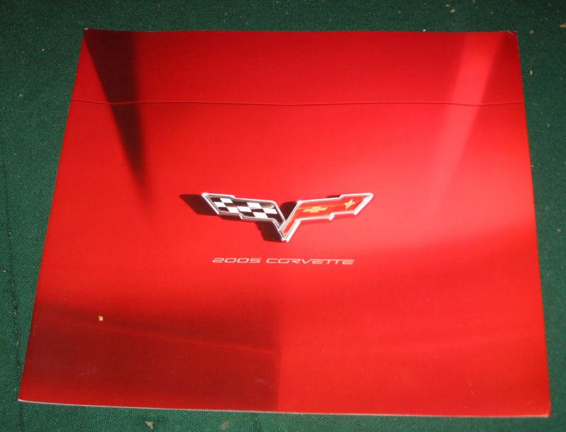 2005 chevy corvette introductory dealer sales mini-brochure; 16 pgs