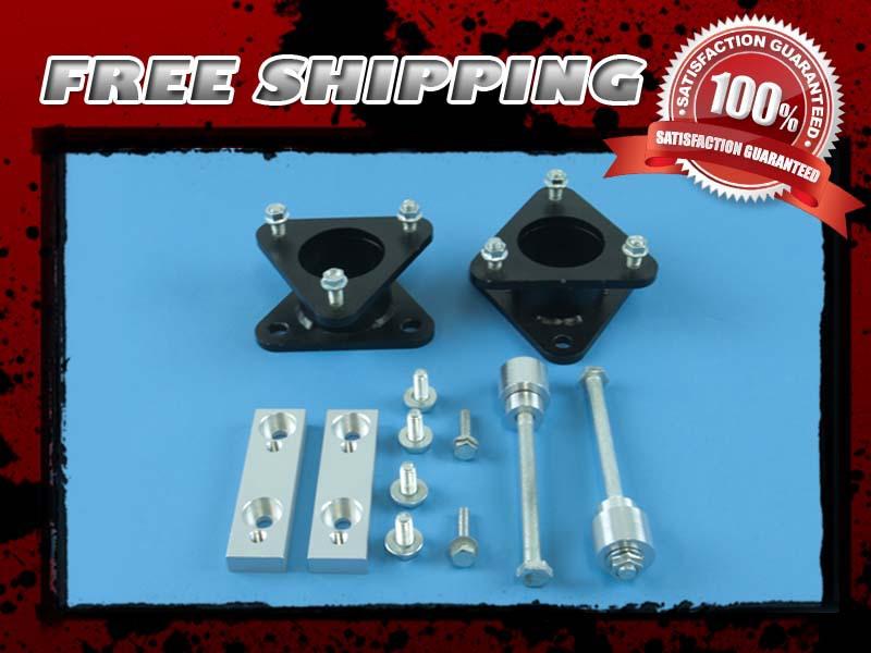 Carbon steel lift kit front 2" w/ swaybar differential skidplate drop 4wd 4x4