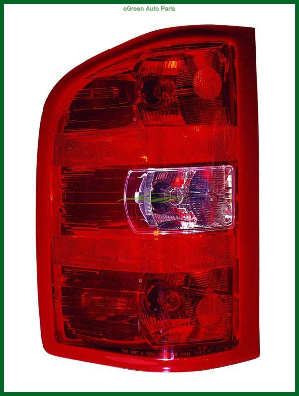 07-10 sierra 3500 hd tail light lamp left driver