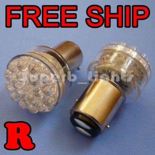 4x 1157 bay15d red 24-led turn brake tail light bulb