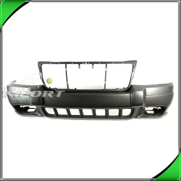 99-02 grand cherokee laredo wj sport front bumper cover black plastic non-primed