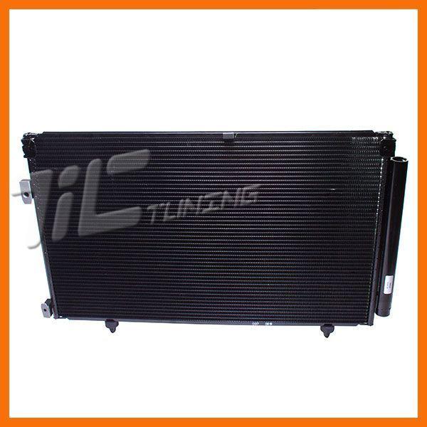 01-07 toyota highlander 2.4 l4 ac condenser to3030116 new a/c drier v6 wo hybrid