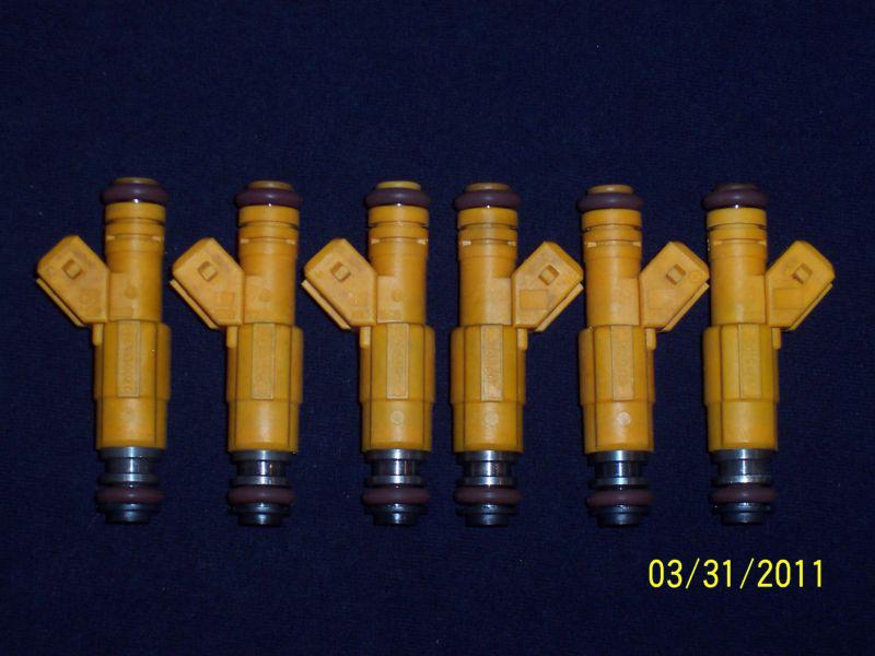 Jeep cherokee wrangler 1987-1995 4.0l 19 lb design iii fuel injectors 87-95