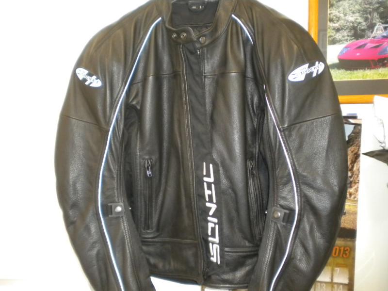 New!! joe rocket sonic biker leather jacket lg  