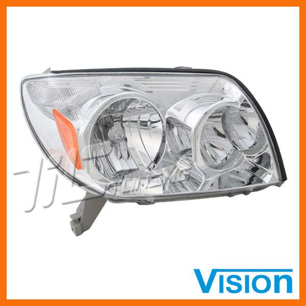 03-05 toyota 4runner sport sr5 passenger r/h side head light lamp w/bright bezel