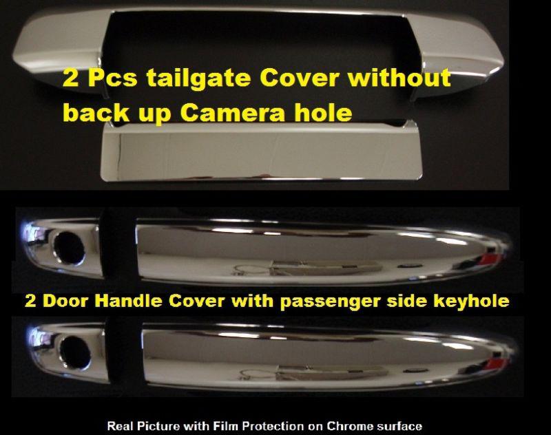 2005 06 07 08 09 10 11 12 toyota tacoma chrome 2 door handle tailgate cover