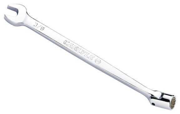 Carlyle hand tools cht sw112 - wrench, combination open end; 3/8""; polished ...