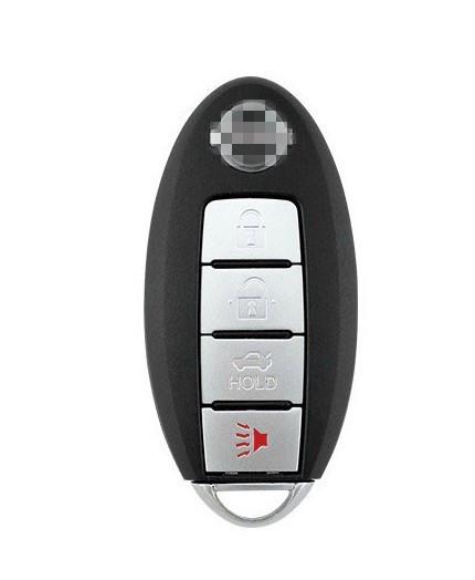 Smart key remote blank shell case pad cover uncut blade for nissan 4 buttons