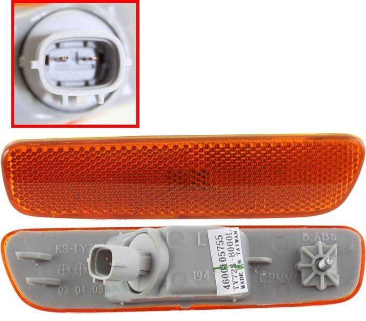 Side marker light lamp assembly driver's left side