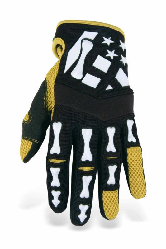 New acerbis limited edition skeleton motocross glove size xxl bike mx gear nr