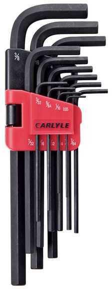 Carlyle hand tools cht hkls13 - hex key set, long hex sae