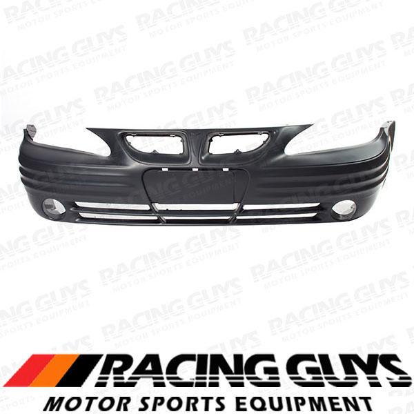 99-02 pontiac grand am se front bumper cover primered facial plastic gm1000574