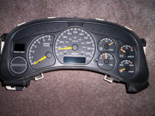 1999 2000 2001 2002 silverado sierra 1500 instrument cluster 109,395 miles nice.