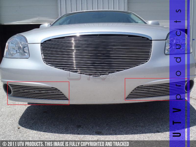 2009 - 2011 buick lucerne 2pc chrome billet grille bumper kit custom