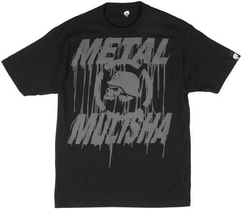 New msr metal mulisha goo adult cotton tee/t-shirt, black, med/md