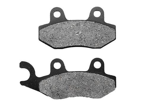 Front carbon kevlar organic nao disc brake pads for 1991-1994 kawasaki kdx 250