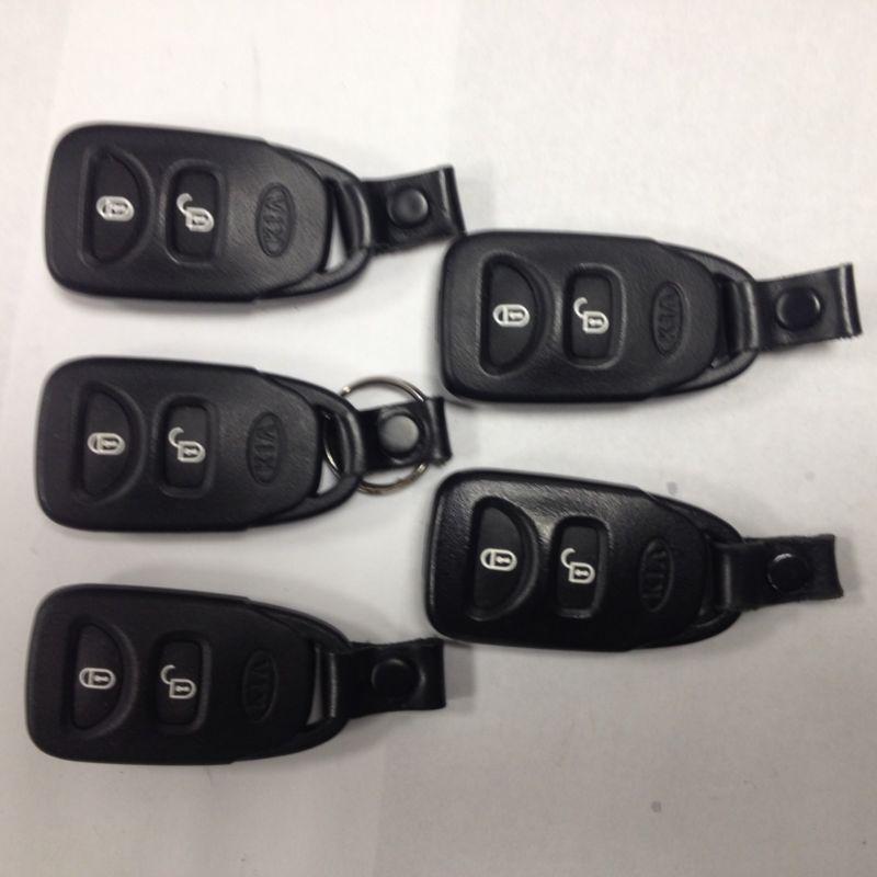 Kia lot of 5 keyless entry transmitters fobs 3 button remotes seks-km08tx