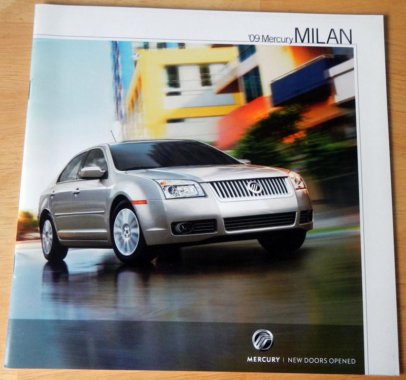 2009 mercury milan literature brochure