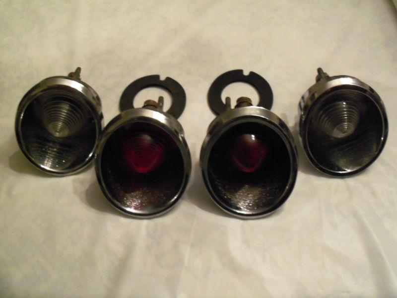 1963  chevy corvette lot of 4 original gm tail light assemblies  