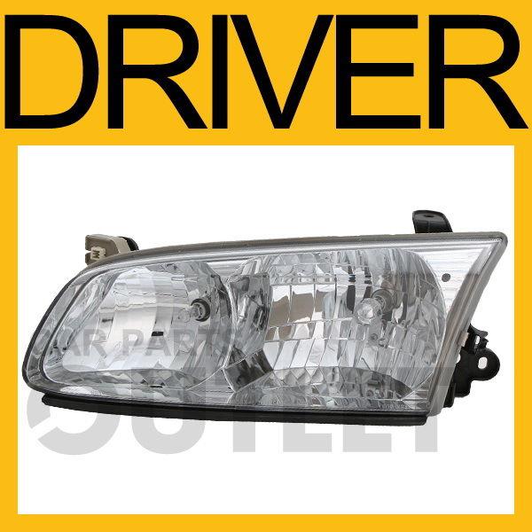 00-01 toyota camry left head light lamp driver side replacement l/h ce le xle