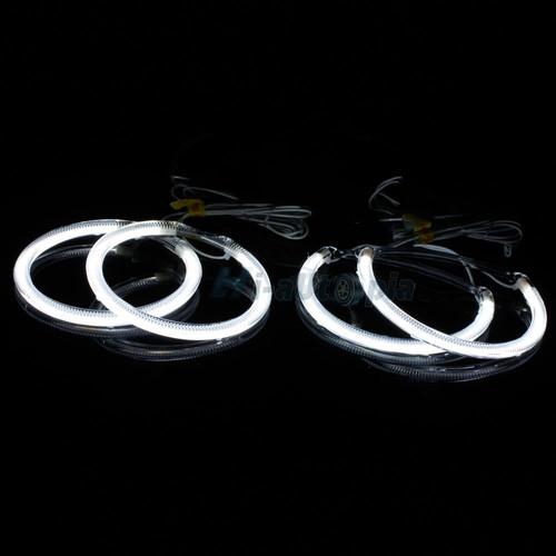 2 x round 2 x semicircle ccfl angel eye halo ring car light lamp for mazda 3