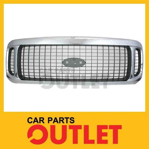 02-04 ford excursion grille limited xlt xls eddie bauer