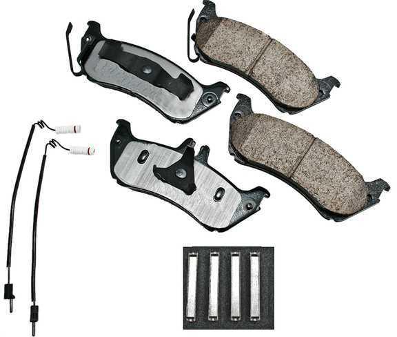 Altrom imports atm d989b - brake pads - rear, ceramic