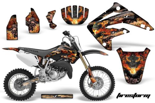 Amr sticker mx graphic kit decal honda cr85 cr 85 fire