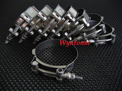 (10) t-bolt stainless steel clamp coupler 2.5" 