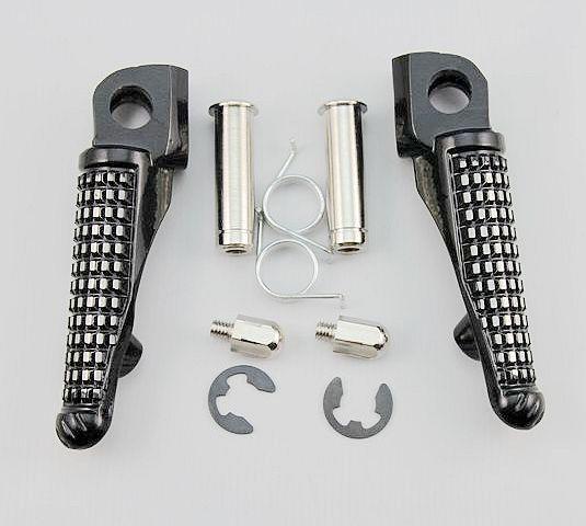 Kawasaki ninja zx6r 03-11 ，zx10r 04-11 ，front footrest foot pegs black