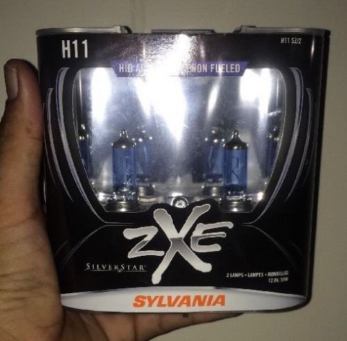 Sylvania silver star zxe h11 55w two bulb fog head light upgrade performance dot