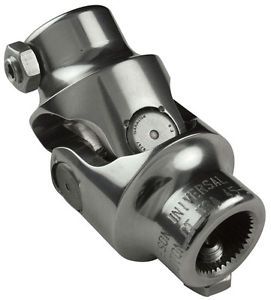 New genuine borgeson steering u-joint, polished stainless, 1dd x 5/8 smooth bore