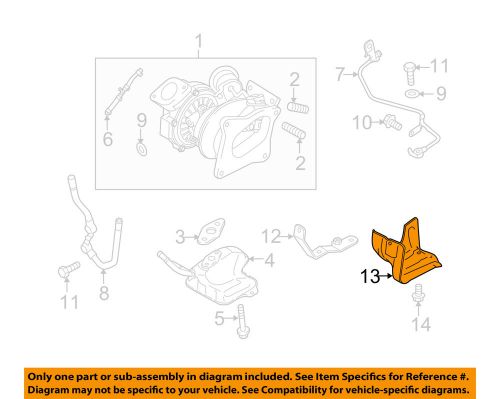 Subaru oem 10-12 legacy turbocharger-cover 44652aa940