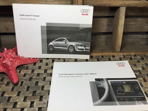 2009 audi tt coupe owners manual + navigation manual ((buy oem)) mint mint