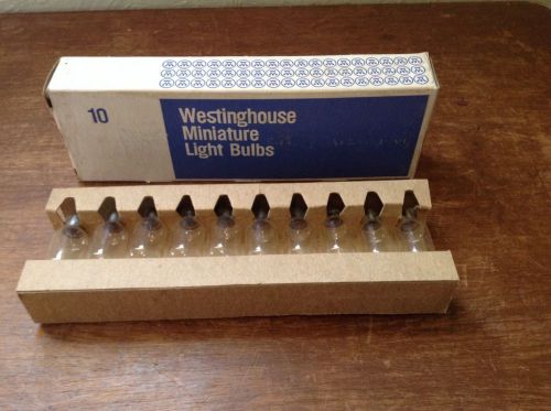 Vintage westinghouse no. 211 old 12 volt automotive nos nib light lamp bulbs