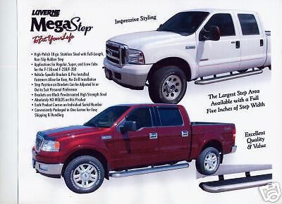 Luverne new! mega step running boards ford f150 trucks