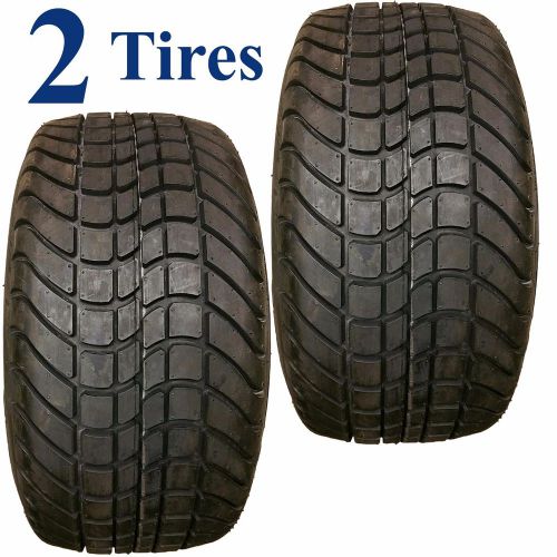 Two 205/50-10 non lifted golf cart tire deestone d258 4ply dot road legal ds7000