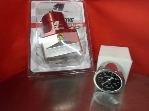 Aeromotive fuel pressure regulator 13109 a1000 efi regulator 40 - 75 psi + gauge