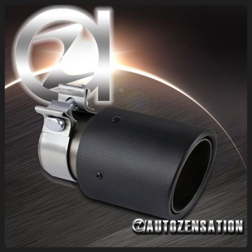 2.5&#034; inlet/ 3.5&#034; outlet 6&#034; carbon fiber stainless steel exhaust muffler tip