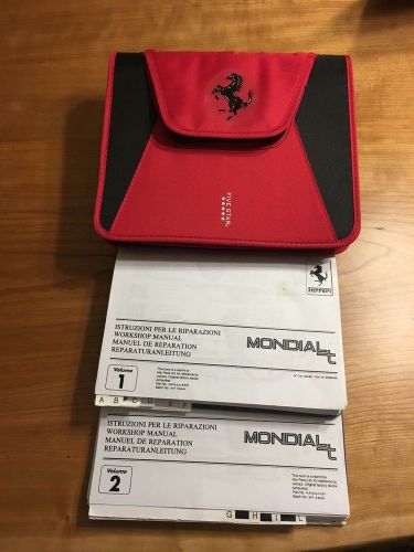 Ferrari other mondial t complete workshop manual 1&amp;2 part # 95990885/95990951