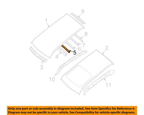 Subaru oem 03-08 forester-roof bow 53701sa0209p