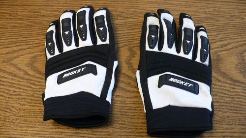 Joe rocket velocity mens motorcycle riding mesh gloves white large