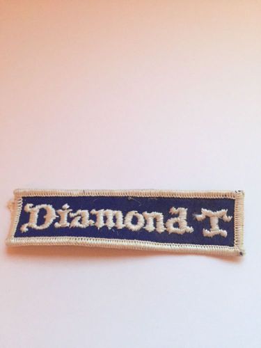 Vintage diamond t patch