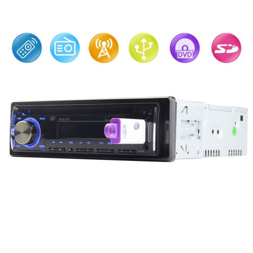 New car stereo audio in dash 1 din fm radio mp3 player usb sd input aux receiver